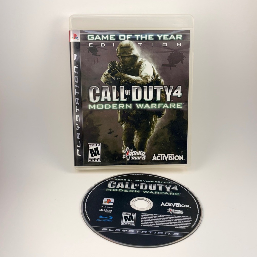 Call of Duty 4 Modern Warfare Game of the Year Edition PS3 Sony PlayStation 3
